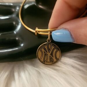 Alex and Ani MLBP Gold Tone Charm Bracelet #A161